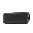 シャネル CHANEL マトラッセ 親子バッグ 子のみ ブラック ラムスキン ハンドバッグ ゴールド金具 黒