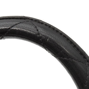 シャネル CHANEL マトラッセ 親子バッグ 子のみ ブラック ラムスキン ハンドバッグ ゴールド金具 黒