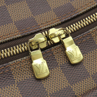 ルイヴィトン LOUIS VUITTON ナヴィグリオ N45255 ダミエエベヌ ダミエキャンバス ショルダーバッグ ゴールド金具 茶 斜め掛け 肩掛け