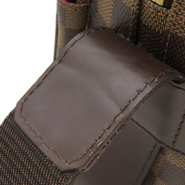 ルイヴィトン LOUIS VUITTON ナヴィグリオ N45255 ダミエエベヌ ダミエキャンバス ショルダーバッグ ゴールド金具 茶 斜め掛け 肩掛け
