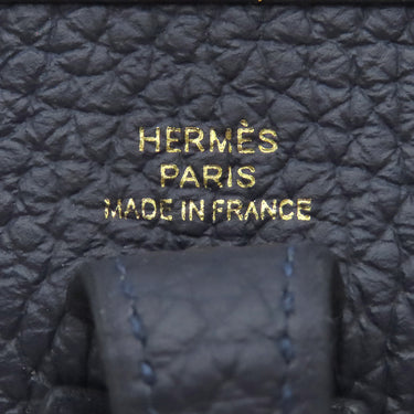 エルメス HERMES エヴリンTPM ブルーニュイ トリヨンクレマンス ショルダーバッグ ゴールド金具 紺