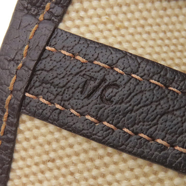 エルメス HERMES ガーデンパーティーTPM ナチュラル×マロン トワルアッシュ レザー 2WAYバッグ シルバー金具 茶 ショルダー 斜め掛け