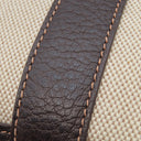 エルメス HERMES ガーデンパーティーTPM ナチュラル×マロン トワルアッシュ レザー 2WAYバッグ シルバー金具 茶 ショルダー 斜め掛け