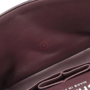 シャネル CHANEL マトラッセ 25 フラップバッグ A01112 ブラック キャビアスキン ショルダーバッグ シルバー金具 黒 ダブルフラップ ダブルチェーン Wチェーン