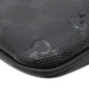 グッチ GUCCI GGインプリメ ショルダーバッグ 201446 ブラック PVC ショルダーバッグ シルバー金具 黒