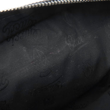 グッチ GUCCI GGインプリメ ショルダーバッグ 201446 ブラック PVC ショルダーバッグ シルバー金具 黒