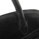 エルメス HERMES ダルヴィ MM ブラック ボックスカーフ ハンドバッグ ゴールド金具 黒