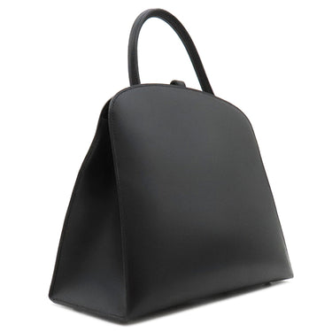 エルメス HERMES ダルヴィ MM ブラック ボックスカーフ ハンドバッグ ゴールド金具 黒