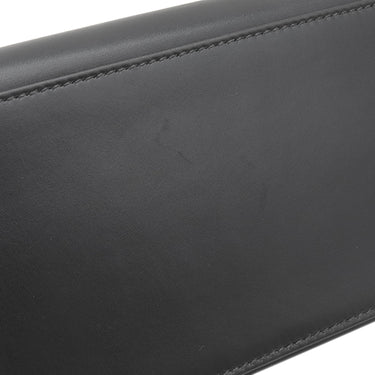 エルメス HERMES ダルヴィ MM ブラック ボックスカーフ ハンドバッグ ゴールド金具 黒