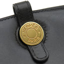 エルメス HERMES ダルヴィ MM ブラック ボックスカーフ ハンドバッグ ゴールド金具 黒