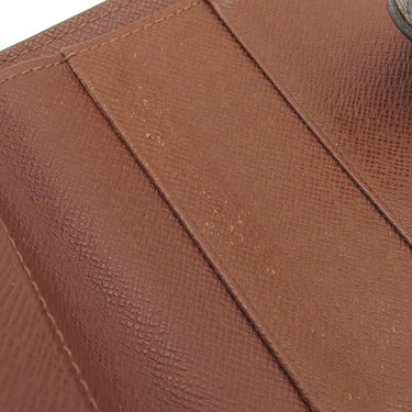 ルイヴィトン LOUIS VUITTON コンパクトジップ M61667 モノグラム モノグラムキャンバス 二つ折り財布 ゴールド金具 茶