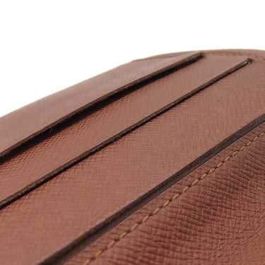 ルイヴィトン LOUIS VUITTON コンパクトジップ M61667 モノグラム モノグラムキャンバス 二つ折り財布 ゴールド金具 茶