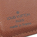 ルイヴィトン LOUIS VUITTON コンパクトジップ M61667 モノグラム モノグラムキャンバス 二つ折り財布 ゴールド金具 茶