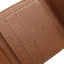 ルイヴィトン LOUIS VUITTON ポルトモネ ビエ カルトクレディ M61652 モノグラム モノグラムキャンバス 二つ折り財布 ゴールド金具 茶 Wホック財布