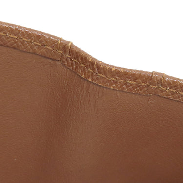 ルイヴィトン LOUIS VUITTON ポルトモネ ビエ カルトクレディ M61652 モノグラム モノグラムキャンバス 二つ折り財布 ゴールド金具 茶 Wホック財布