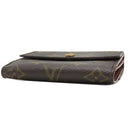 ルイヴィトン LOUIS VUITTON ポルトモネ ビエ カルトクレディ M61652 モノグラム モノグラムキャンバス 二つ折り財布 ゴールド金具 茶 Wホック財布