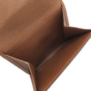 ルイヴィトン LOUIS VUITTON ポルトモネ ビエ カルトクレディ M61652 モノグラム モノグラムキャンバス 二つ折り財布 ゴールド金具 茶 Wホック財布