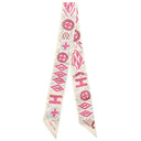 エルメス HERMES ツイリー クレーム×フランボワーズ×アルジル シルク スカーフ 【KELLY EN PERLES/ケリーアンペルル】