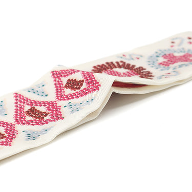 エルメス HERMES ツイリー クレーム×フランボワーズ×アルジル シルク スカーフ 【KELLY EN PERLES/ケリーアンペルル】