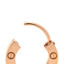 カルティエ Cartier ラブ LOVE 片耳ピアス CRB8301422 ピンクゴールド K18PG ピアス Au750 18K 18金 シングルピアス オーバルシェイプ