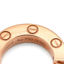 カルティエ Cartier ラブ LOVE 片耳ピアス CRB8301422 ピンクゴールド K18PG ピアス Au750 18K 18金 シングルピアス オーバルシェイプ