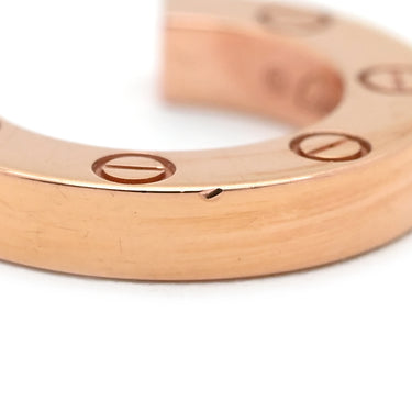 カルティエ Cartier ラブ LOVE 片耳ピアス CRB8301422 ピンクゴールド K18PG ピアス Au750 18K 18金 シングルピアス オーバルシェイプ