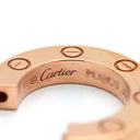 カルティエ Cartier ラブ LOVE 片耳ピアス CRB8301422 ピンクゴールド K18PG ピアス Au750 18K 18金 シングルピアス オーバルシェイプ