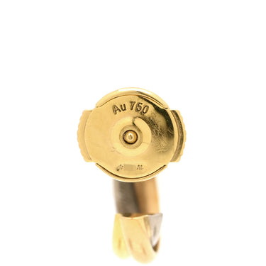 カルティエ Cartier トリニティ 片耳用 ホワイトゴールドXイエローゴールドXピンクゴールド K18YG K18PG K18WG ピアス 750 18K 3カラー