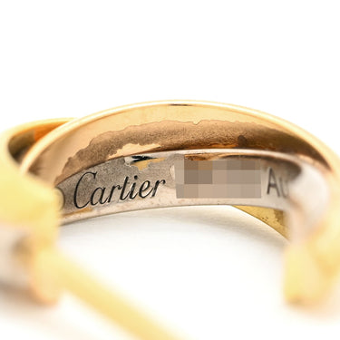 カルティエ Cartier トリニティ 片耳用 ホワイトゴールドXイエローゴールドXピンクゴールド K18YG K18PG K18WG ピアス 750 18K 3カラー