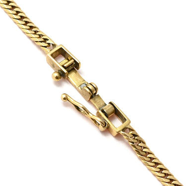 喜平 KIHEI アンクレット K18 18金 23.3cm 5.1g 6面 ダブル Ｗ イエローゴールド K18YG ブレスレット 造幣局検定マーク ショッピングローン対応していません