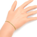 喜平 KIHEI アンクレット K18 18金 23.3cm 5.1g 6面 ダブル Ｗ イエローゴールド K18YG ブレスレット 造幣局検定マーク ショッピングローン対応していません