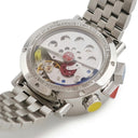 腕時計 アランシルベスタイン ALAIN SILBERSTEIN クロノバウハウス デイデイト KB7X02 自動巻き メンズ ブラック クロノグラフ 限定