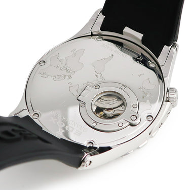 腕時計 エドックス EDOX グランドオーシャン デイト 80080-3-AIN 自動巻き メンズ シルバー オフセンター ローマン