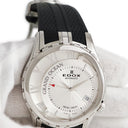 腕時計 エドックス EDOX グランドオーシャン デイト 80080-3-AIN 自動巻き メンズ シルバー オフセンター ローマン