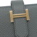 エルメス HERMES ベアンスフレ ヴェールマングローブ ヴォーエプソン 長財布 ゴールド金具 新品 未使用 深緑 二つ折財布