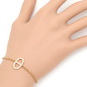 エルメス HERMES シェーヌダンクル コントゥール H122404B ピンクゴールド K18PG ダイヤモンド SH ブレスレット Au750 18K ダイヤ