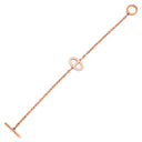 エルメス HERMES シェーヌダンクル コントゥール H122404B ピンクゴールド K18PG ダイヤモンド SH ブレスレット Au750 18K ダイヤ