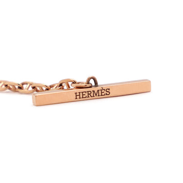エルメス HERMES シェーヌダンクル コントゥール H122404B ピンクゴールド K18PG ダイヤモンド SH ブレスレット Au750 18K ダイヤ