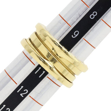 ブルガリ BVLGARI ビーゼロワン B-zero1 3バンドリング イエローゴールド K18YG #51(JP11) リング 指輪 750 18金 YG 11号