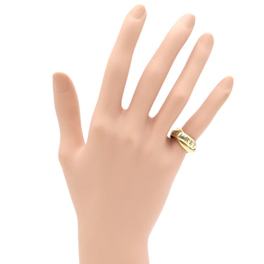 カルティエ Cartier トリニティ 1998年クリスマス限定 ホワイトゴールド K18WG #46(JP6) リング 指輪 3連 5.5号