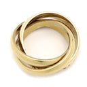 カルティエ Cartier トリニティ 1998年クリスマス限定 ホワイトゴールド K18WG #46(JP6) リング 指輪 3連 5.5号