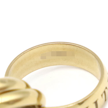 カルティエ Cartier トリニティ 1998年クリスマス限定 ホワイトゴールド K18WG #46(JP6) リング 指輪 3連 5.5号