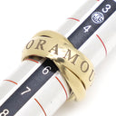 カルティエ Cartier トリニティ 1998年クリスマス限定 ホワイトゴールド K18WG #46(JP6) リング 指輪 3連 5.5号