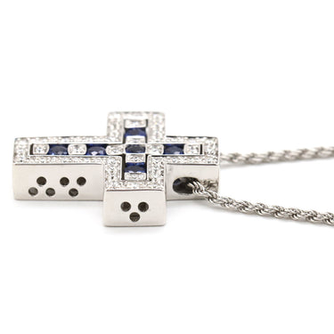 ダミアーニ DAMIANI ベルエポック サファイア ダイヤ 20000849 ホワイトゴールド ダイヤモンド サファイア 750WG ネックレス 750WG DAMIANI