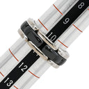 シャネル CHANEL シャネル ウルトラコレクション MM J2636 ブラックXホワイトゴールド K18WG セラミック #T49(JP9) リング 指輪 黒 18K AU750 10.5号