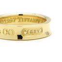 ティファニー Tiffany & Co 1837 ナロー イエローゴールド K18YG リング 指輪 750 18K 20.5号