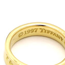 ティファニー Tiffany & Co 1837 ナロー イエローゴールド K18YG リング 指輪 750 18K 20.5号