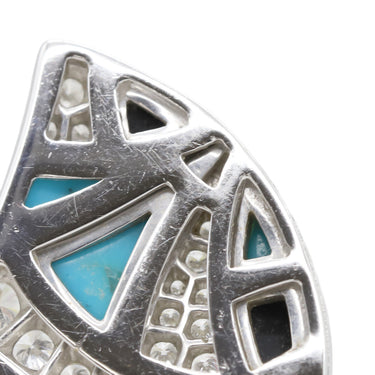 ブルガリ BVLGARI ディーヴァ ドリーム 350738 CL857130 ホワイトゴールド K18WG ダイヤモンド ターコイズ オニキス ネックレス ターコイズ トルコ石 オニキス Au750 18K 18金 パヴェ ダイヤ