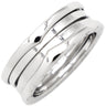 ブルガリ BVLGARI ビーゼロワン B-zero1 3バンドリング 328160 ホワイトゴールド K18WG #65(JP25) リング 指輪 750 18金 23.5号