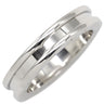 ブルガリ BVLGARI ビーゼロワン B-zero1 1バンドリング XS ホワイトゴールド K18WG #59(JP19) リング 指輪 750WG 18金 19号